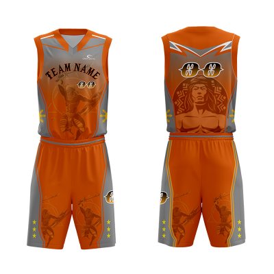 Customized Sublimation Basketball Uniform 005