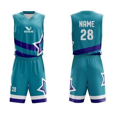 Customized Sublimation Basketball Uniform 002